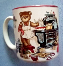 1990 Creative Concepts Teddy Bear Family Christmas Mug - $21.43