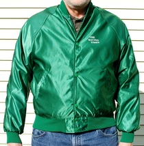 Rare 1991 The Racing Times Green Jacket Size L Horse Racing Memorabilia - $275.00