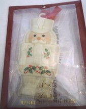 LENOX CHRISTMAS ORNAMENT PORCELAIN MOLD NUTCRACKER COOKIE PRESS - $12.00