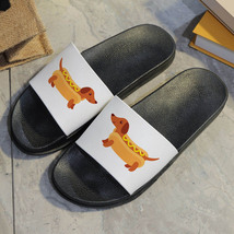 I Love Dachshunds women slippers Outdoor Flip Flops  Beach Slides Home Slippers  - £18.20 GBP