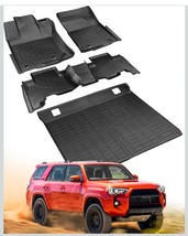 Floor Mats &amp; Cargo Liner for 2013-2024 Toyota 4Runner TPE All Weather Liner - $98.99