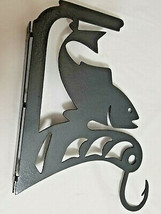 Metal Hanging Fish Hook Outdoor Decor 10&quot; Tall - £20.50 GBP