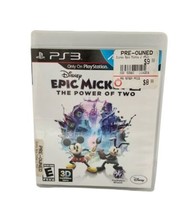 Disney Epic Mickey 2: The Power of Two Sony PS3 Complete with Manual - £10.11 GBP