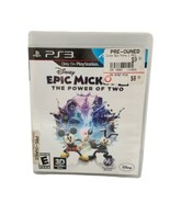 Disney Epic Mickey 2: The Power of Two Sony PS3 Complete with Manual - £10.10 GBP