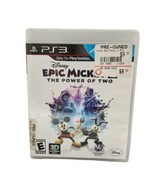 Disney Epic Mickey 2: The Power of Two Sony PS3 Complete with Manual - $17.58 CAD