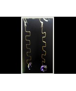 Earrings - Quirky, One-of-a-kind Squared Off with a Fine, Purple Crystal... - €21,47 EUR