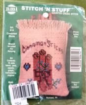 Stitch N Stuff Cross Stitch Kit Cinnamon Sticks Sack Bag Needle Magic #6... - £3.69 GBP