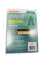 Sylvania Staylit Warm White Glass-Look LED Lights, 200 ct. - $36.00