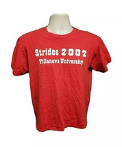 2007 Villanova University Strides Womens Medium Red TShirt - £11.84 GBP