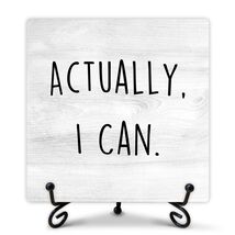Funny Desk Decor Actually I Can Sign Home Office Shelf 5x5 Inches - €3,73 EUR Funny Desk Decor Actually I Can Sign Home Office Shelf 5x5 Inches - €3,73 EUR