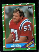 1986 Topps #40 Steve Nelson Nmmt Patriots *XR31369 - £1.09 GBP