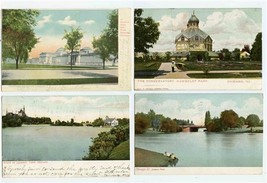 7 Chicago Illinois Parks Undivided Back Postcards Humboldt Lincoln and Jackson.  - £16.62 GBP