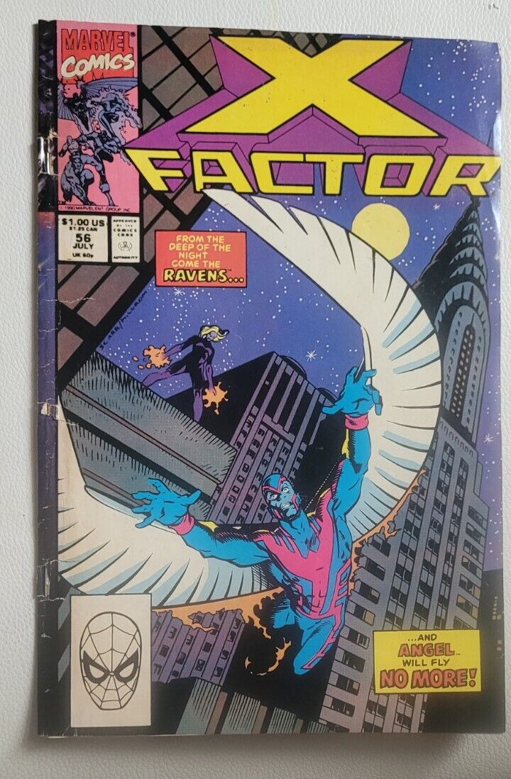 VTG X Factor Comic Book 56 July Come the Ravens Marvel Cartoon Collectib... - $7.99