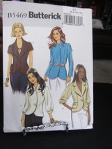 Butterick B5469 Misses Lined Jacket Pattern - Size 6/8/10/12 Bust 30.5 t... - $9.89
