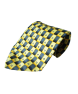 Victor Laurent Men’s Yellow 100% Silk Tie Necktie ETY - £14.69 GBP