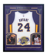 Kobe Bryant Autographed Black Mamba Custom Framed Lakers Jersey Panini - £12,709.50 GBP