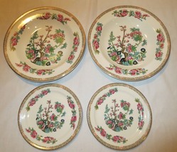 Royal Maddock England &quot;Indian Tree&quot; - 2 dessert plates 2 rimmed bowls - £15.98 GBP