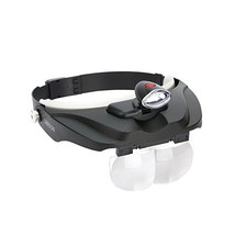 Carson Pro Series MagniVisor Head Worn LED Lighted Magnifier with 4 Inte... - $95.00