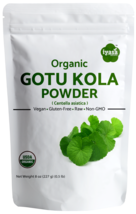 Organic Gotu Kola powder, Centella asiatica for Hair growth and memory, 4,8,16oz - £5.83 GBP+
