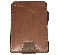 Typecase RFID Tactical Wallet Brown Leather w/ ID Window & Money Clip New Box image 7