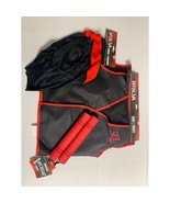 New Ninja 3 Pc Set Num Chucks Full Hood Vest Red Black - $190.81 MXN
