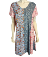 Made With Heart Patchwork Knit Dress Multicolored XL NEW - $25.97 CAD