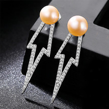 Natural Freshwater Pearl Earrings S925 Silver Personalized Earrings Xingx Silver - $32.00