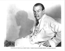 Charlie Chan in the Secret Service 1944 Sidney Toler in white suit 8x10 photo - £9.59 GBP