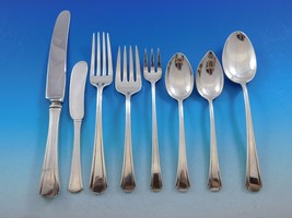 Debutante by Richard Dimes Sterling Silver Flatware Set 12 Service 114 pieces - €8.823,80 EUR