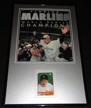 Jack McKeon Signed Framed 1997 Florida Marlins Championship Photo Display - £55.18 GBP