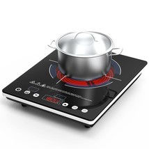 1800W Electric Hot Plate Single Burner,Portable Electric Stove For Cooki... - £79.74 GBP