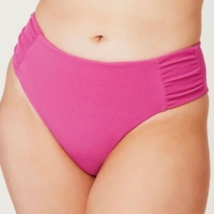 Andie Bikini Bottoms Size Small The Ruched Side Bottom Orchid Pink Women... - $16.61
