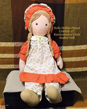 Vintage 1970s Knickerbocker 27” Holly Hobbie Friend CARRIE Cloth Rag Doll - £102.63 GBP