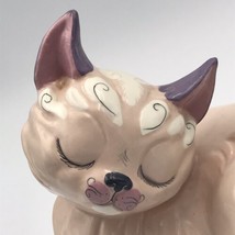 Vintage MCM Kay Finch Pink Cat Kitty Figurine 5.5&quot; Tall 7&quot; x 5&quot; - £38.45 GBP