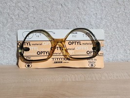 VTG 70&#39;s Titmus Eyeglass Frames Optyl 352 T1006 Plastic 52x18x125 German... - £12.23 GBP
