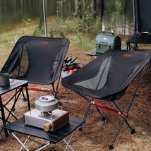 Folding Camping Chair Max Load 150kg Portable Beach Fishing Picnic Touri... - £41.60 GBP+