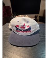 Vintage 1995 A.L. Central Division Champion Cleveland Indians Snapback H... - $897.94 MXN