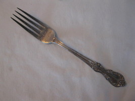 WM Rogers MFG. Co. 1959 Grand Elegance Pattern Silver Plated 7.5" Table Fork #1 - $7.00