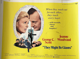 They Might Be Giants 1971 vintage movie poster - £79.93 GBP