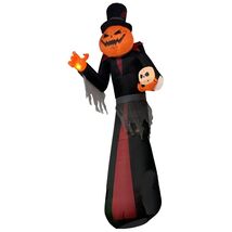 Giant Halloween Inflatable Pumpkin Reaper 360cm tall - $160.01
