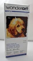 Puppy Love WonderArt Caron Latch Hook Kit 12"x12" Complete Kit-Hook Included - $14.20