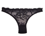 L&#39;AGENT BY AGENT PROVOCATEUR Donne Slip Pizzo Nera Taglia S - $78.14