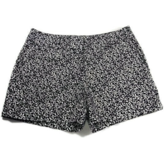 Ann Taylor Signature Sz 2 Shorts Black White Floral - £7.49 GBP