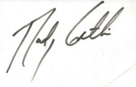 Rudy Gatlin Signed Vintage 3x5 Index Card Gatlin Brothers - £11.76 GBP