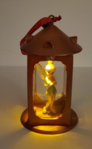 Retired Disney Sketchbook Ornament Tinkerbell  Lantern 2014 Lights Up Peter Pan - £49.78 GBP