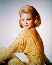 Angie Dickinson 16X20 Canvas Giclee Glamour Pose In Gold Sequined Dress 1965 - £55.87 GBP