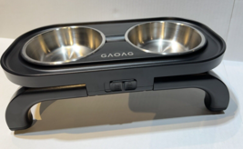 Adjustable Raised Pet Bowl for Cats and Small Dogs w/ Lock Legs (removab... - $29.10