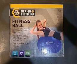 Series 8 Fitness Ball Blue New In Box - $9.49