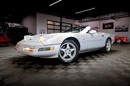 1996 Chevrolet Corvette white qtr | 24x36 inch POSTER | classic car - £17.92 GBP