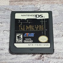The Dark Spire (Nintendo DS, 2009) Cartridge Cart Only Tested Authentic  - £70.95 GBP